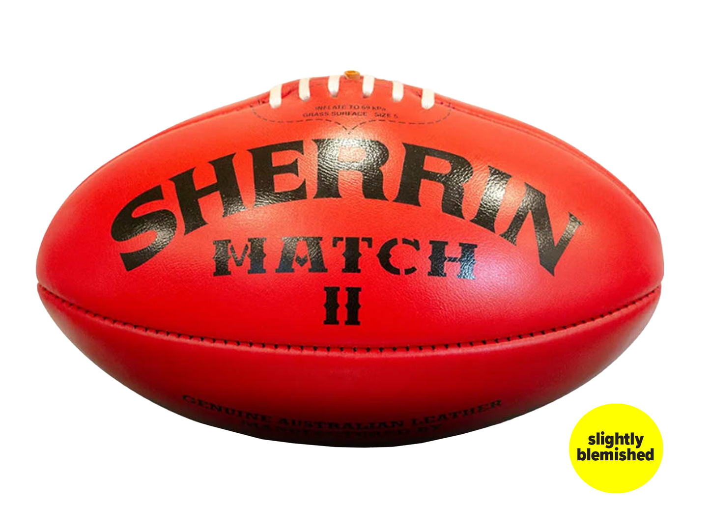 Football - Match Red Blemish Sherrin