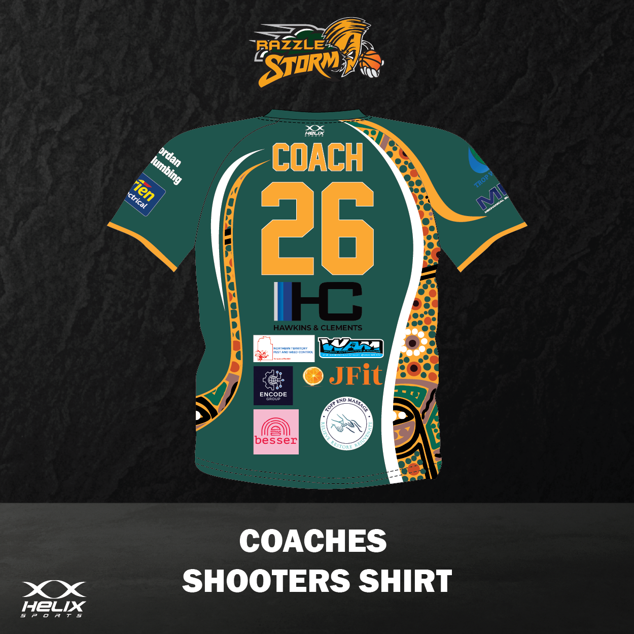 Razzle Storm Basketball Club - Coach Shooter's Shirt- MENS
