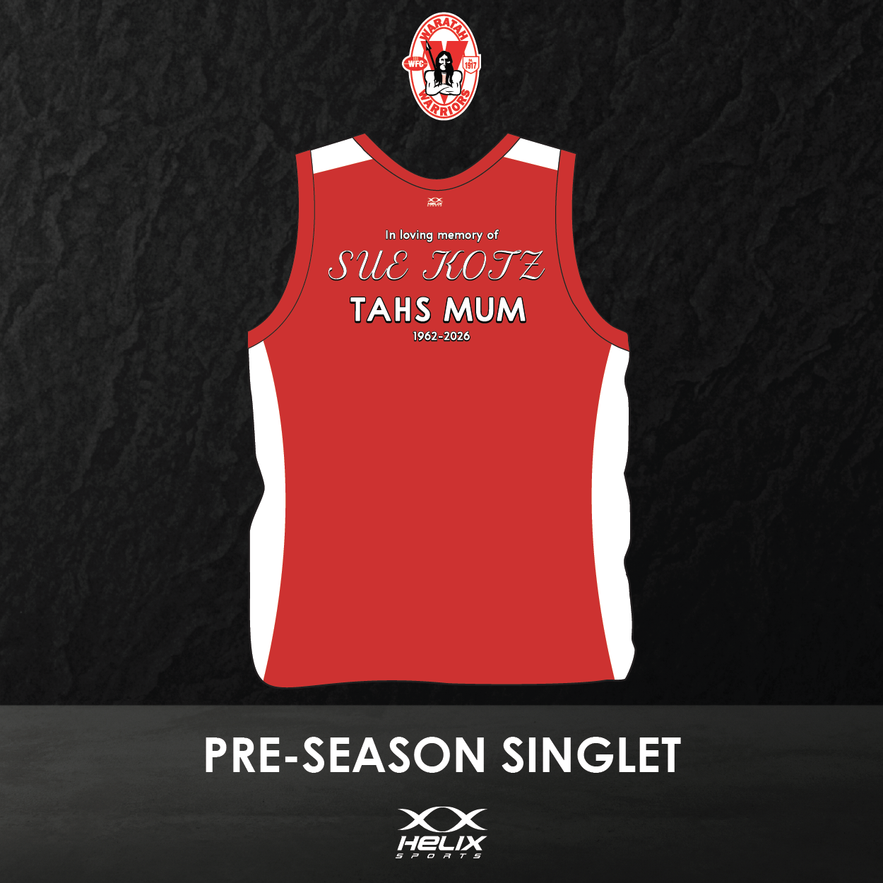 Waratahs 26-27 Preseason Singlet - Junior/Unisex