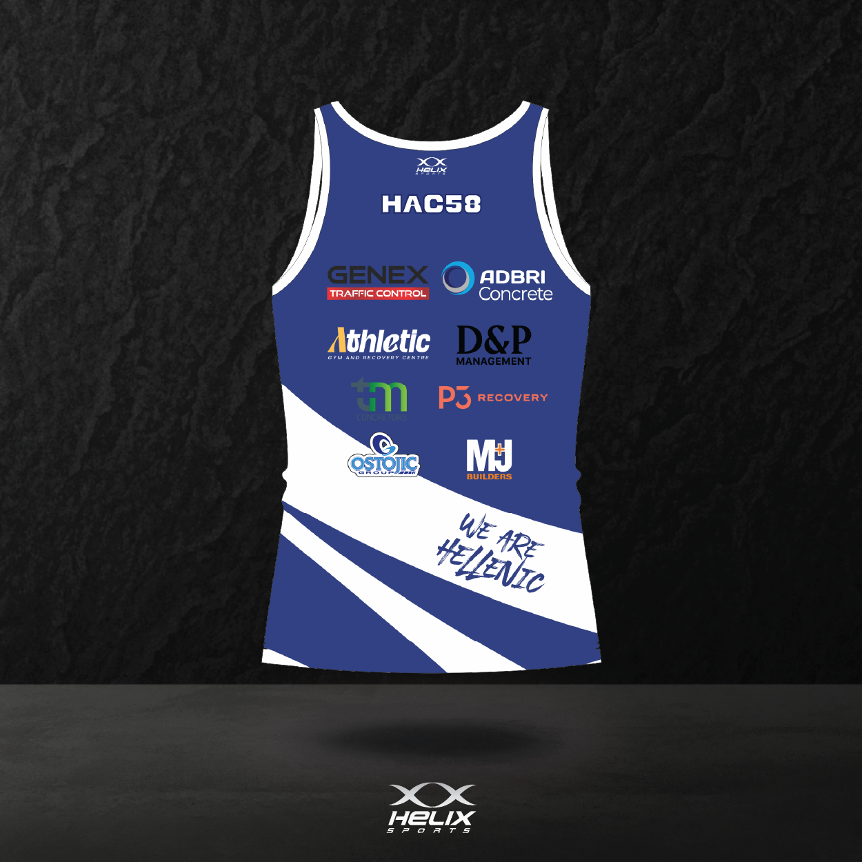 Hellenic AC Singlet - Juniors/Mens