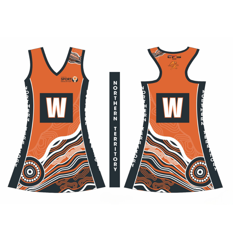 Dress - SSENT Netball one piece with velcro Ladies (Girls Uniform)
