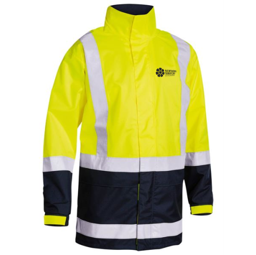 Jacket - NTG BJ6966T Uni Shell Taped Sz S YEL/NVY BISLEY
