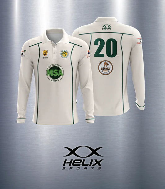 PINT CC - Senior Mens Long Sleeve Two Day Cream Playing Shirt