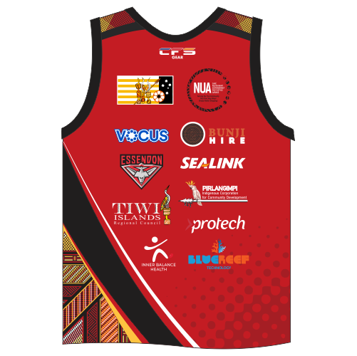 Singlets - Tiwi Bombers FC Junior - Black