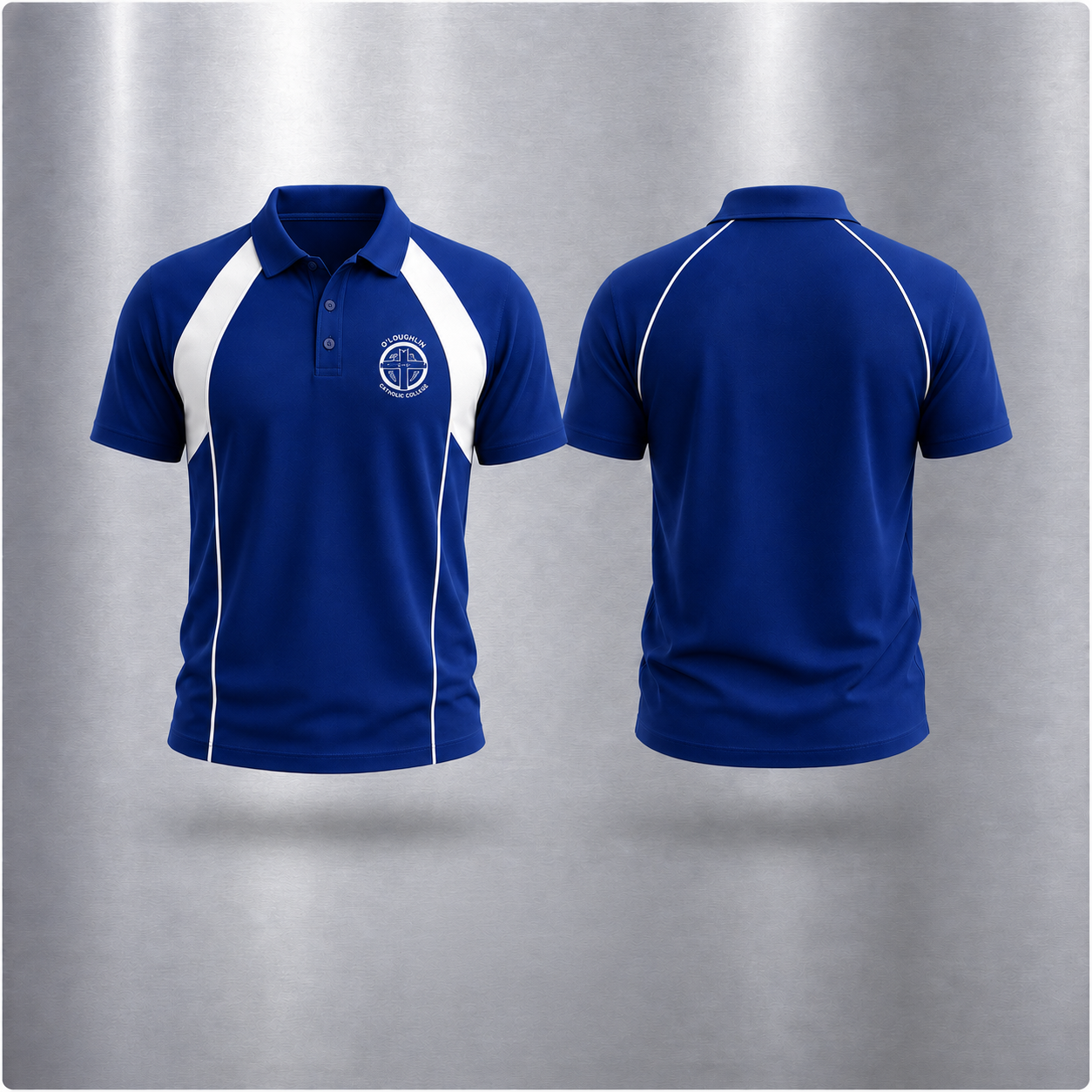 O'Loughlin Catholic College - Blue Sports Polo