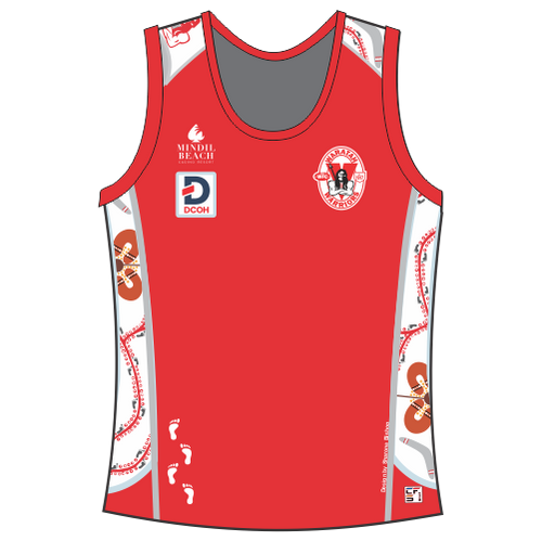 Singlets - Waratahs FC Ladies - Red