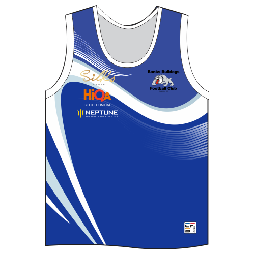 Singlets - Banks Bulldogs FC Ladies - Blue