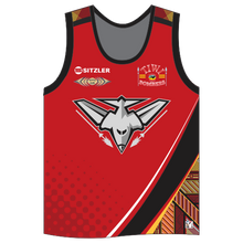 Load image into Gallery viewer, Singlets - Tiwi Bombers FC Junior - Black