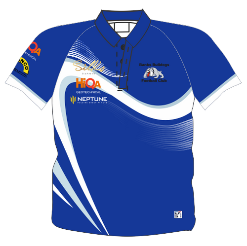 Polos - Banks Bulldogs FC Ladies - Blue