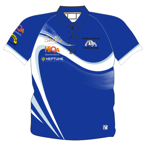 Polos - Banks Bulldogs FC Ladies - Blue