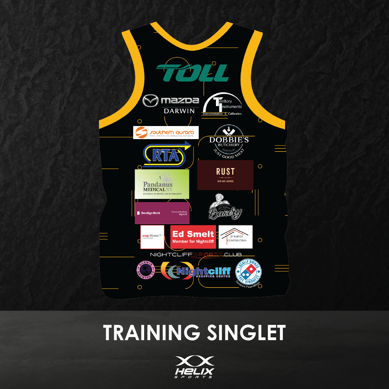 Nightcliff Cricket Club Training Singlet - Ladies