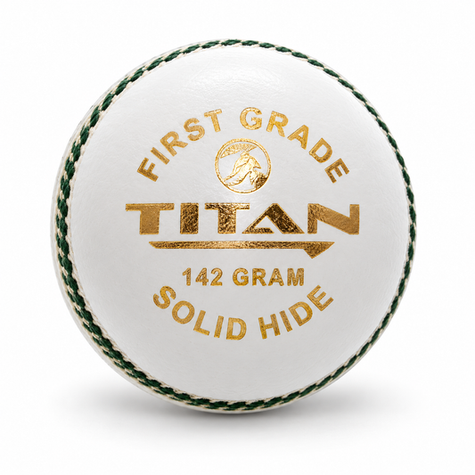 Helix Titan Cricket Ball White142g 2 Piece