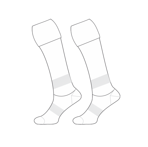Socks - SSENT Elite Long White 11-14 XL SEKEM
