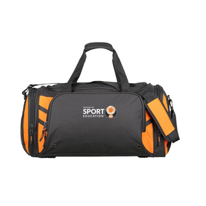 Bag - Sports Duffel SSENT Compulsory EMB LOGO Slate Neon Orange