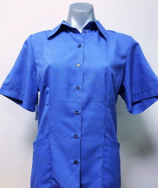 Business Shirt 214 - Female - Blue / Navy