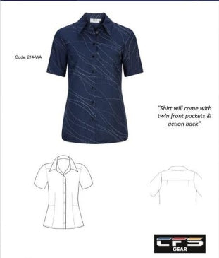 Business Shirt 290 - Maternity - Blue / Navy